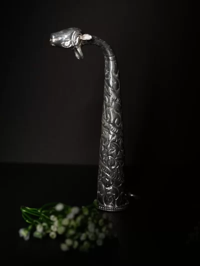 Sterling Silver Gau Mukhi Shringi