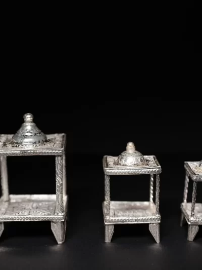 Silver Mini Mandir